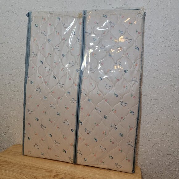 Deadstock Blue Belle Country Farm Goose Dress Suit Bag CorrPack 1987 15x20x42 - Picture 3 of 5